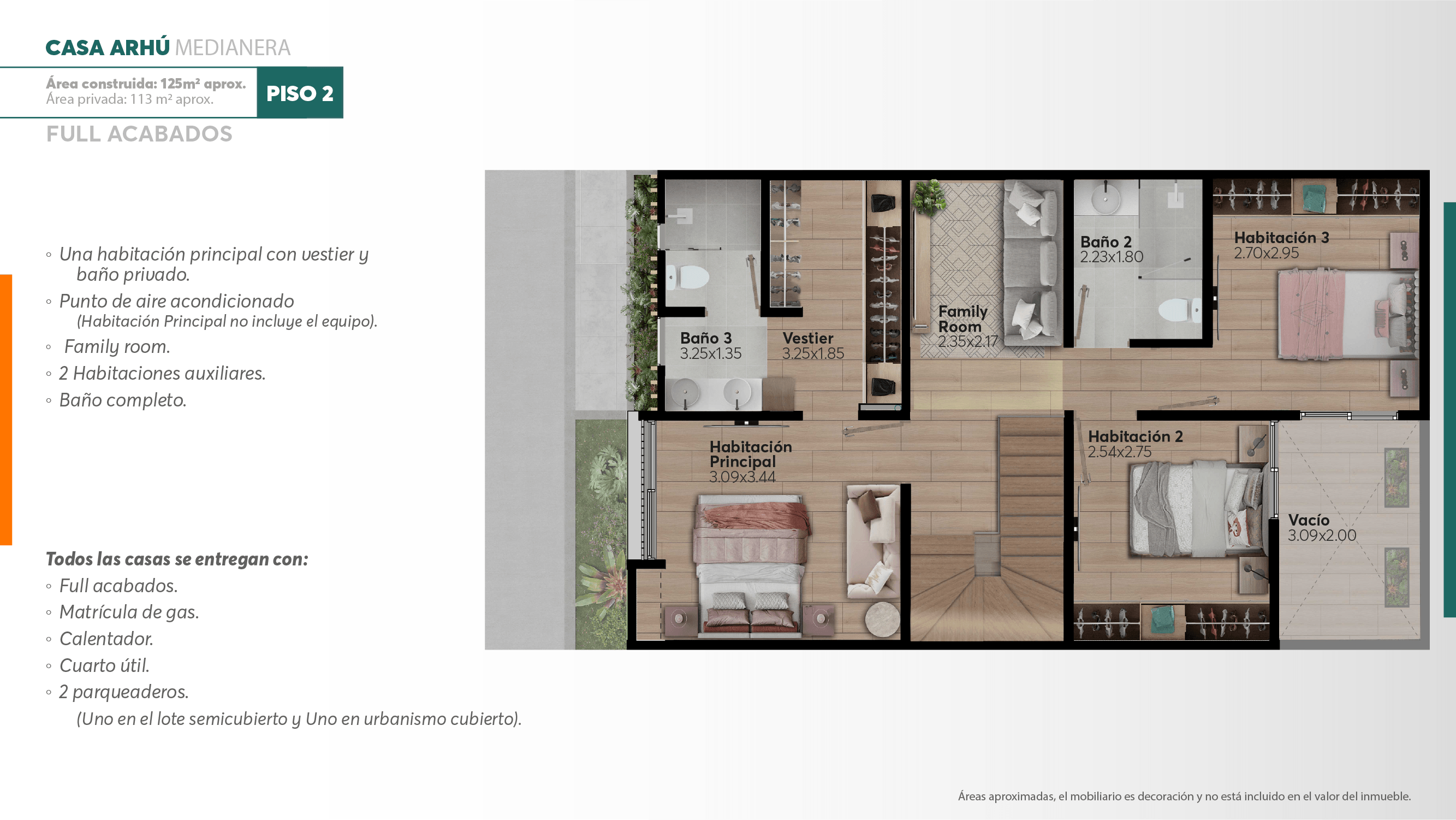 Casa medianera foto 2